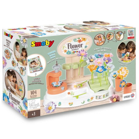 Florarie Smoby Flower Market cu accesorii 3 ani + [9]