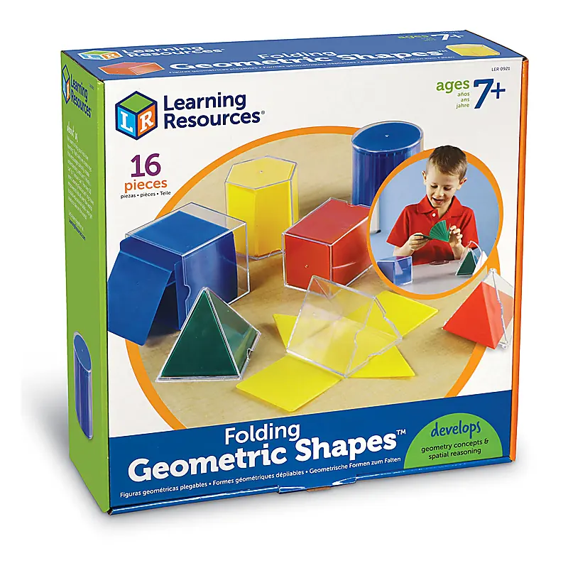 Forme geometrice pliante - 16 piese Learning Resources 11 an [5]