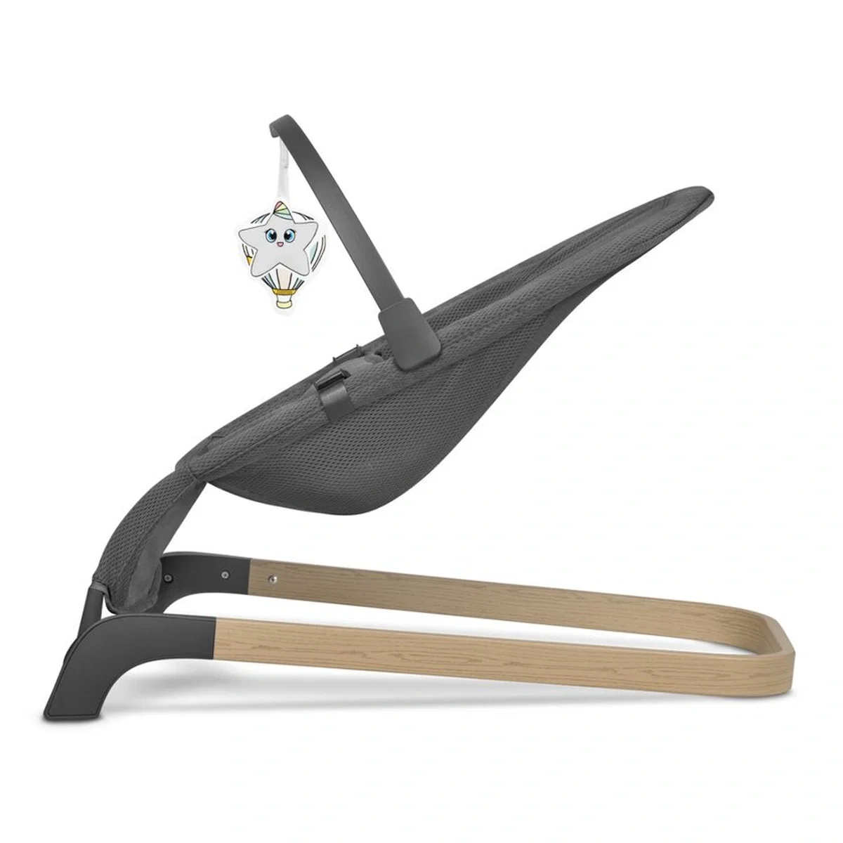 Fotoliu balansoar June AIR, Cu arcada cu jucarii, Ergonomic, Permite circulatia aerului, Balansare manuala, Pliabil, 0 [5]