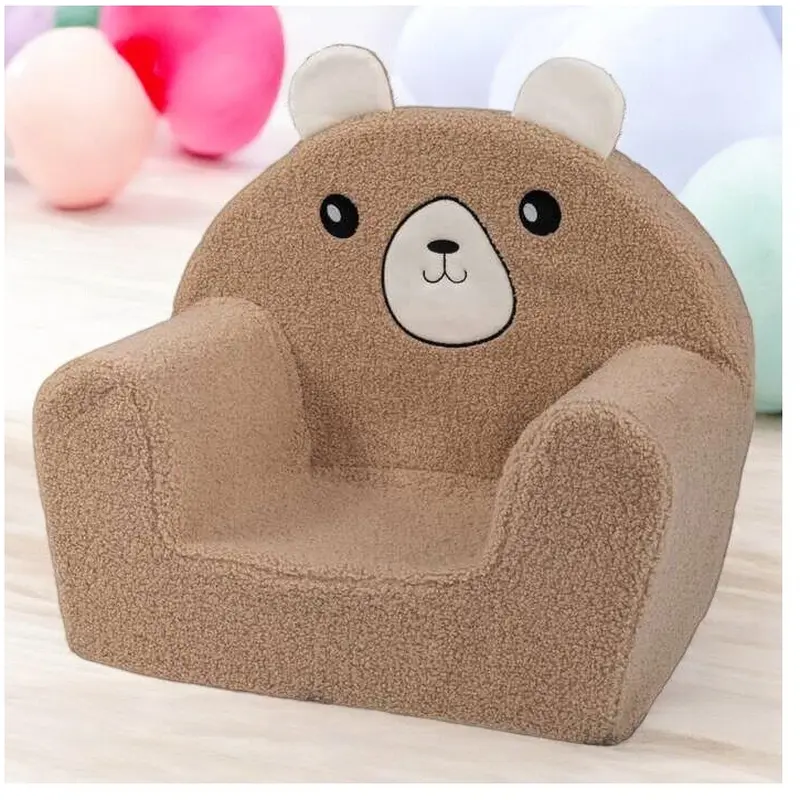 Fotoliu din burete, Bubaba, Cozy Teddy, , 9 luni-5 ani, Brown [2]