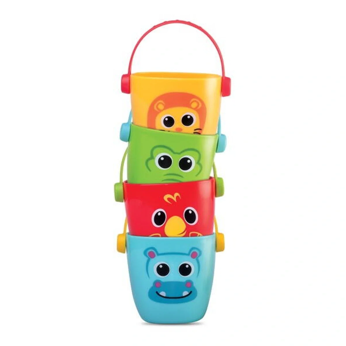 Jucarii pentru baie - Galetuse baie copii Animalute Vesele Little Learner - Set jucarii apa 12 luni+
