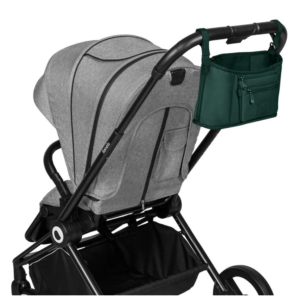 Geanta impermeabila, Lionelo, Little Cube, Pentru mamici si carucior, Impermeabila, Verde [5]