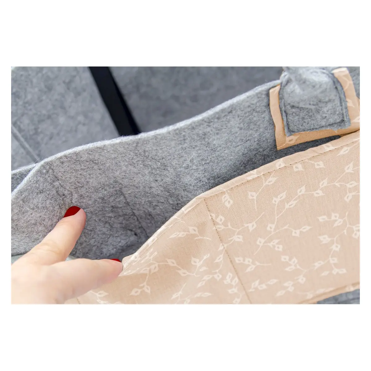Geanta organizator scutece si accesorii copii/bebelusi BabyJem (Culoare: Somon) [2]