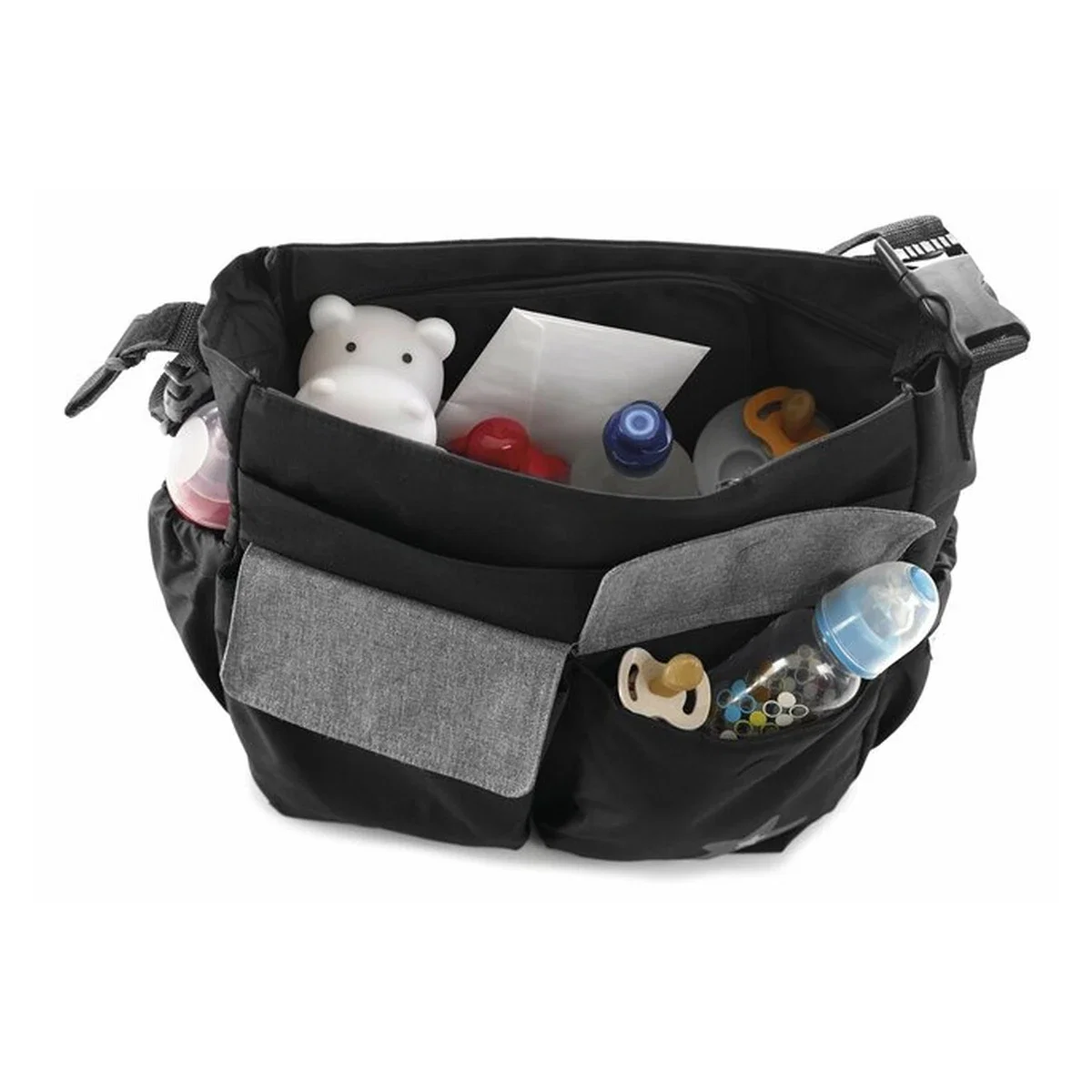 Geanta pentru mamici, Jane, multiple compartimente, saltea de infasat inclusa, 44 x 34 cm, Sesame [4]