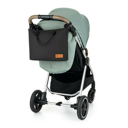 Geanta pentru mamici, Petite&Mars, Impermeabila, Cu 4 compartimente, 45 x 30 x 12 cm, Negru [10]