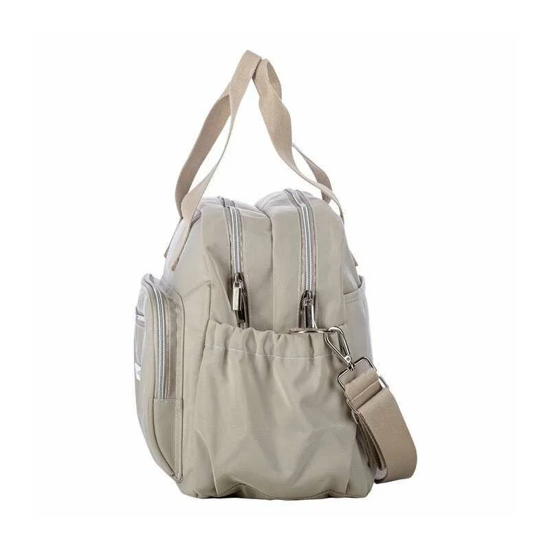 Geanta pentru scutece, FreeON, Style, Impermbeabila, 39x32x18 cm, Grey/beige [1]