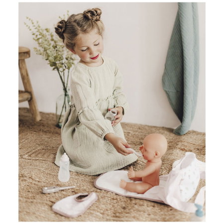 Gentuta de infasat pentru papusa Smoby Baby Nurse Changing Bag crem cu accesorii 3 ani + [3]
