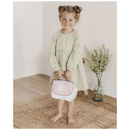 Gentuta de infasat pentru papusa Smoby Baby Nurse Changing Bag crem cu accesorii 3 ani + [5]