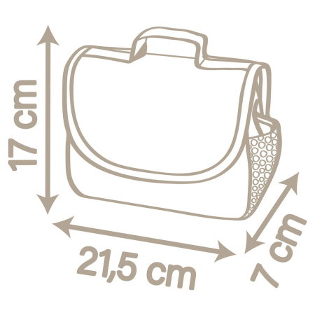 Gentuta de infasat pentru papusa Smoby Baby Nurse Changing Bag crem cu accesorii 3 ani + [2]