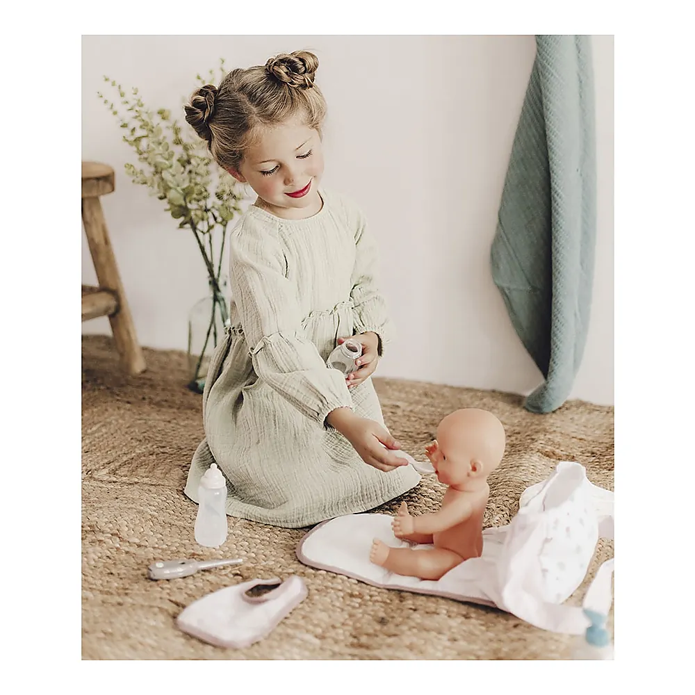 Gentuta de infasat pentru papusa Smoby Baby Nurse Changing Bag crem cu accesorii 3 ani + [3]