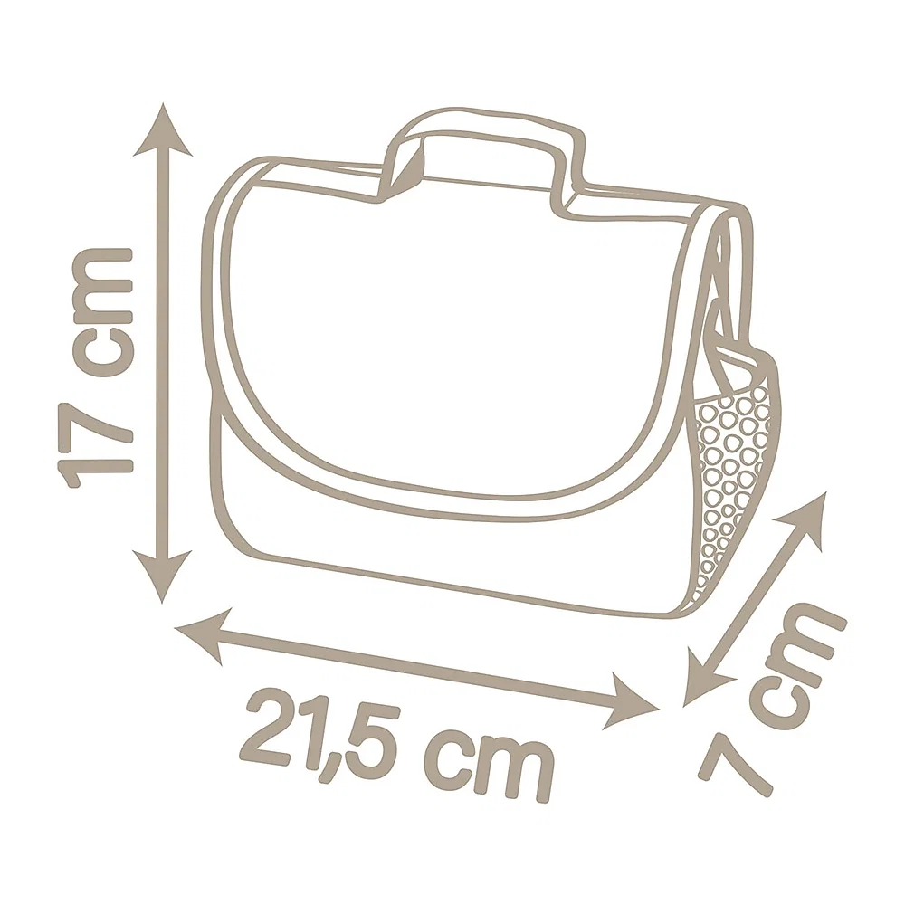 Gentuta de infasat pentru papusa Smoby Baby Nurse Changing Bag crem cu accesorii 3 ani + [2]