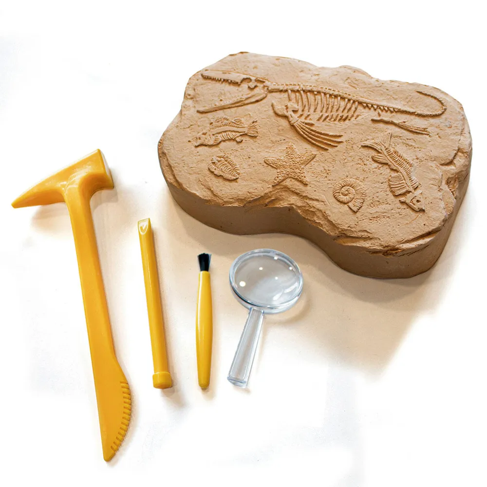 GeoSafari - Kit excavare fosile Educational Insights 7 ani+ [1]