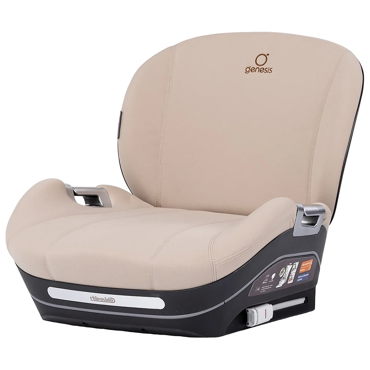 Scaune auto - Inaltator auto Chipolino Genesis I-Size 125-150 cm cu sistem Isofix latte