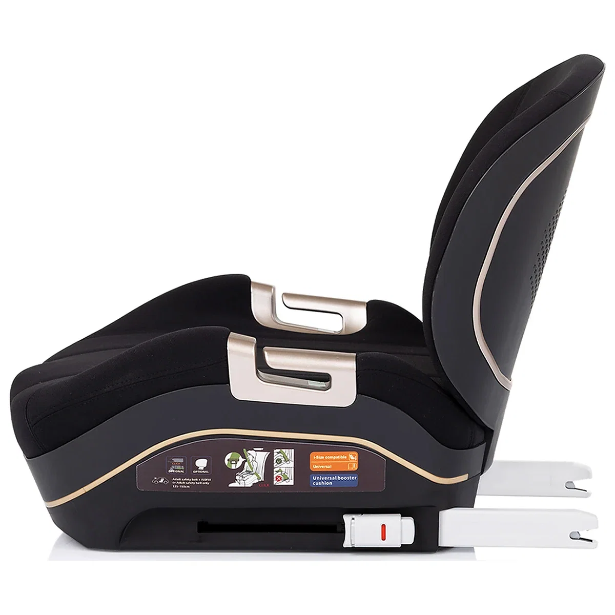 Inaltator auto Chipolino Genesis I-Size, 125-150 cm, cu sistem Isofix, Noir [2]