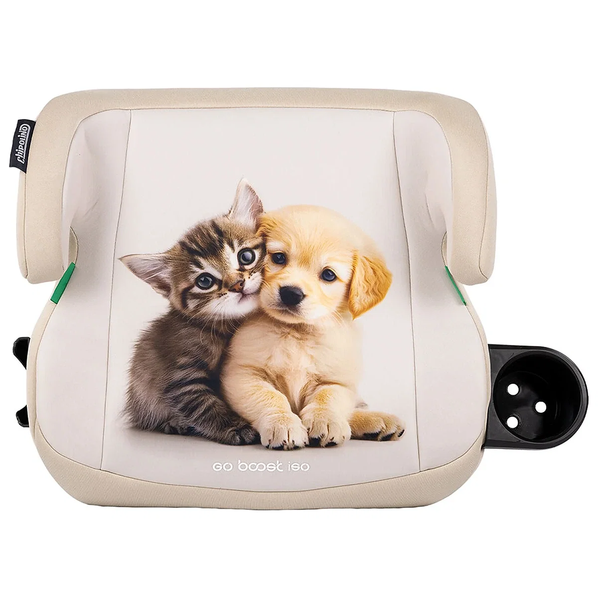 Scaune auto - Inaltator auto Chipolino Go Boost Iso I-Size 125-150 cm cu sistem Isofix kitten & puppy