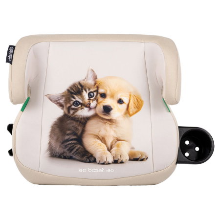 Scaune auto - Inaltator auto Chipolino Go Boost Iso I-Size 125-150 cm cu sistem Isofix kitten & puppy