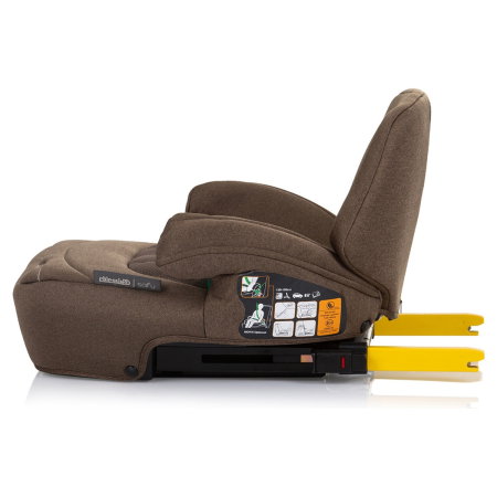 Inaltator auto Chipolino Safy I-Size 125-150 cm, sistem Isofix, Macadamia [2]