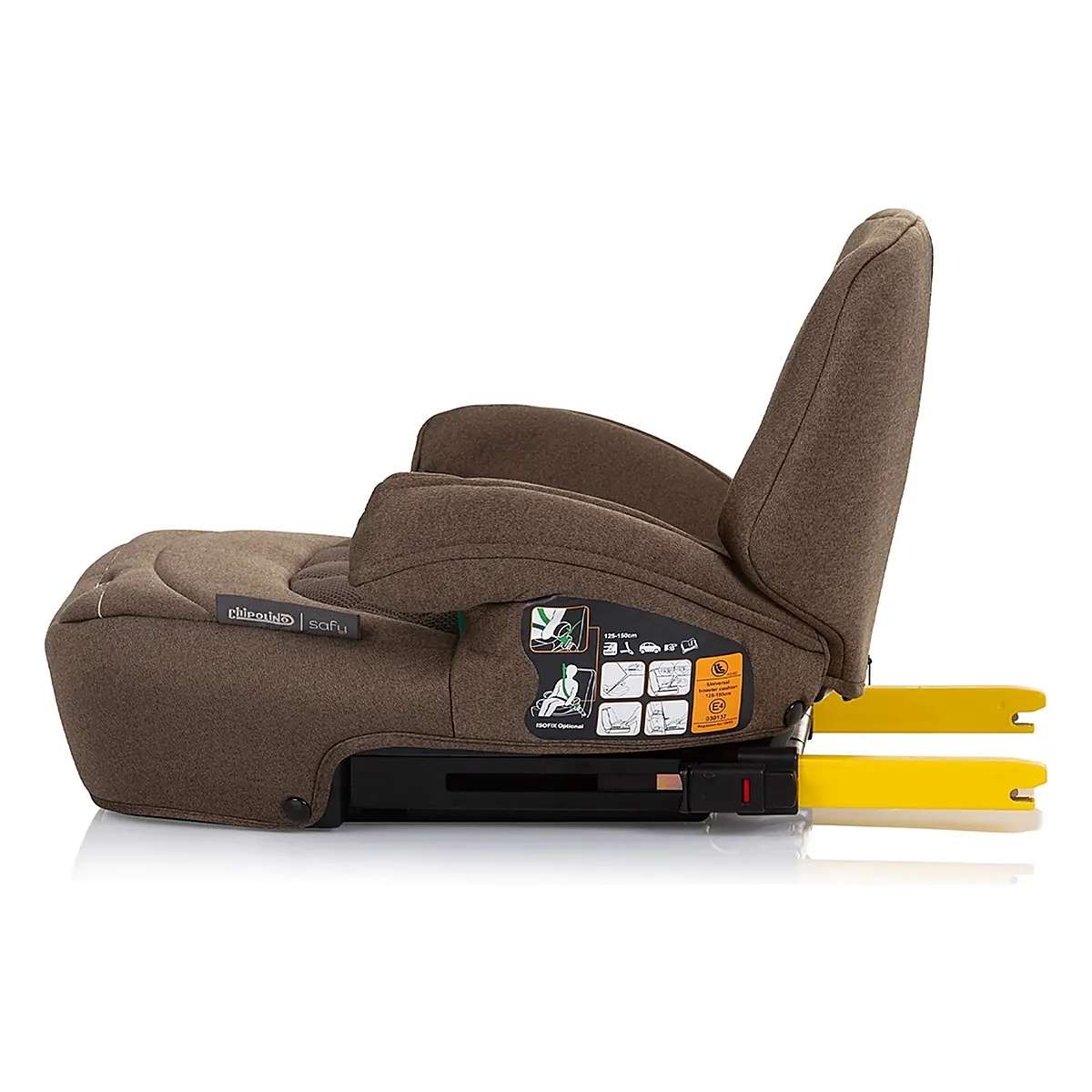 Inaltator auto Chipolino Safy I-Size 125-150 cm, sistem Isofix, Macadamia [2]