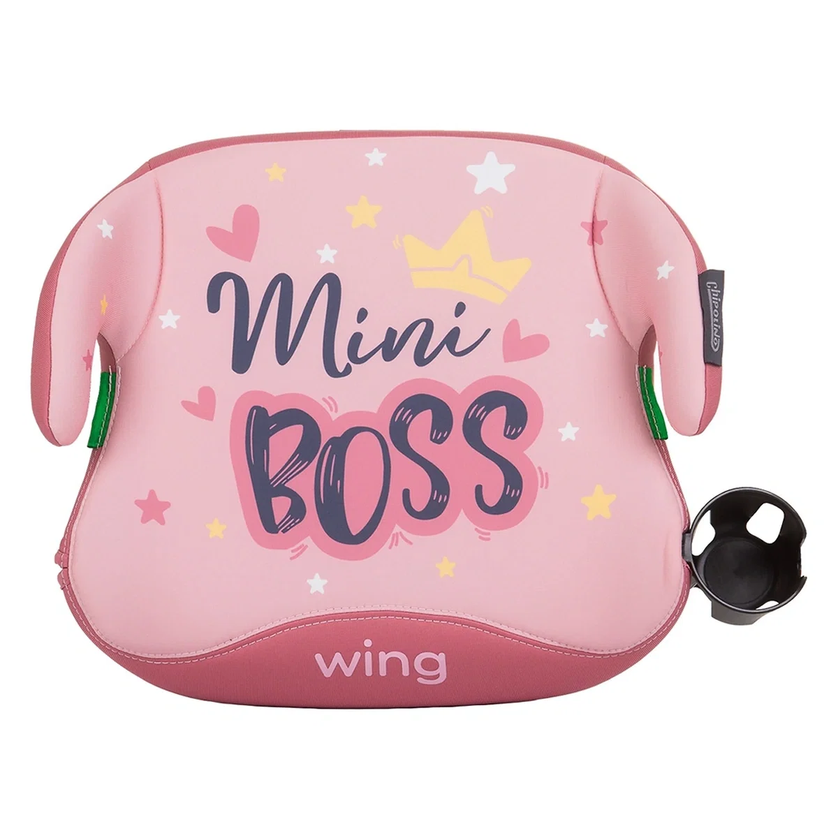 Scaune auto - Inaltator auto Chipolino Wing I-Size 125-150 cm roz mini boss cu sistem Isofix