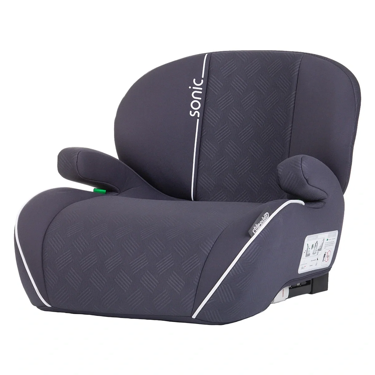 Inaltatoare auto - Inaltator auto copii Chipolino Sonic I-Size 125-150 cm cu Isofix - model Anthracite