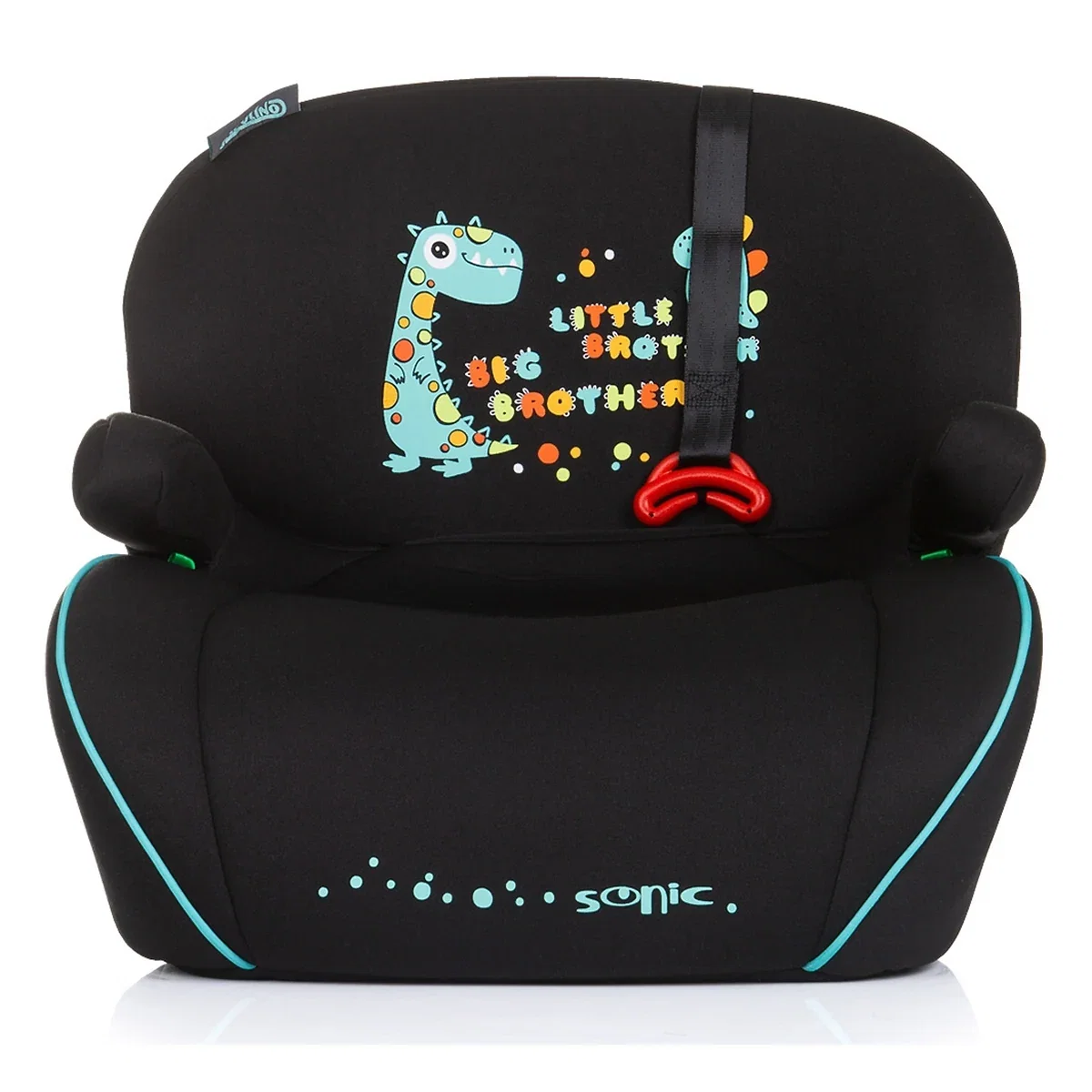 Inaltator auto copii Chipolino Sonic I-Size 125-150 cm cu Isofix - model Dino, Negru [1]