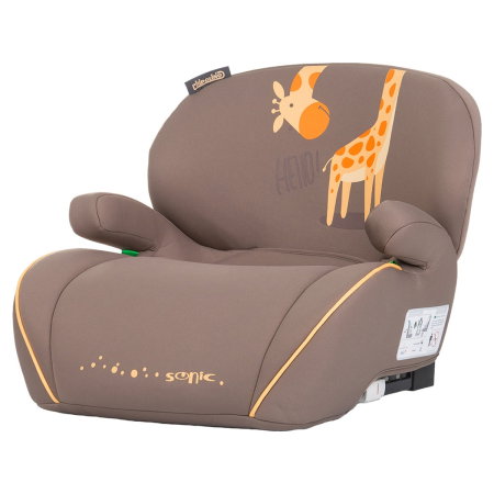 Inaltatoare auto - Inaltator auto copii Chipolino Sonic I-Size 125-150 cm cu Isofix - model Giraffe