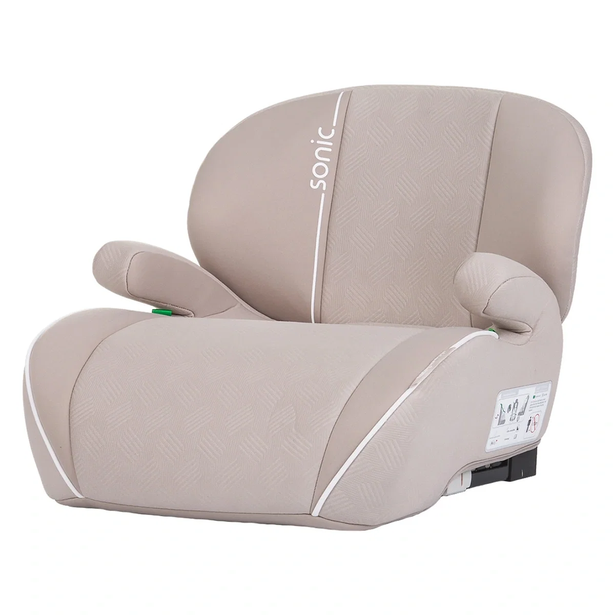 Inaltatoare auto - Inaltator auto copii Chipolino Sonic I-Size 125-150 cm cu Isofix - model Tiramisu