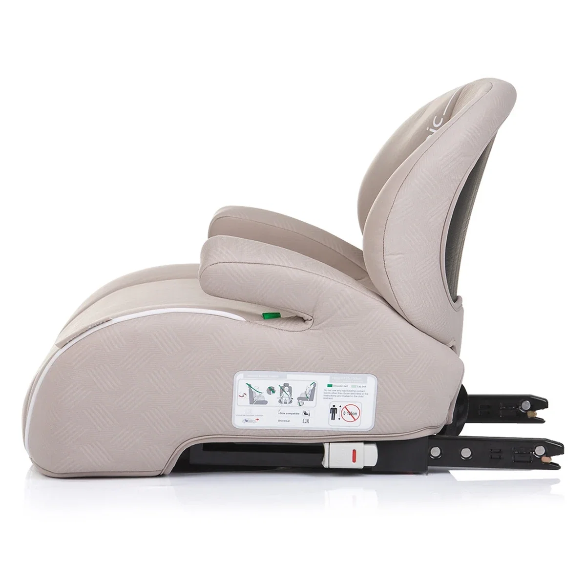 Inaltator auto copii Chipolino Sonic I-Size 125-150 cm cu Isofix - model Tiramisu [2]