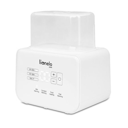 Incalzitor biberoane, Lionelo, ThermUp Double, 2 biberoane, 3 - 5 min, Sterilizare, Dezghetare, Alb 2 ani [12]