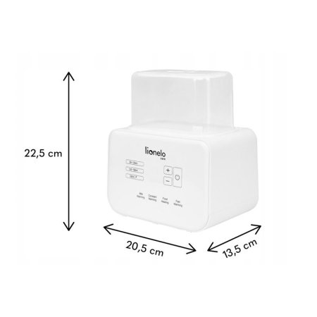 Incalzitor biberoane, Lionelo, ThermUp Double, 2 biberoane, 3 - 5 min, Sterilizare, Dezghetare, Alb 2 ani [9]