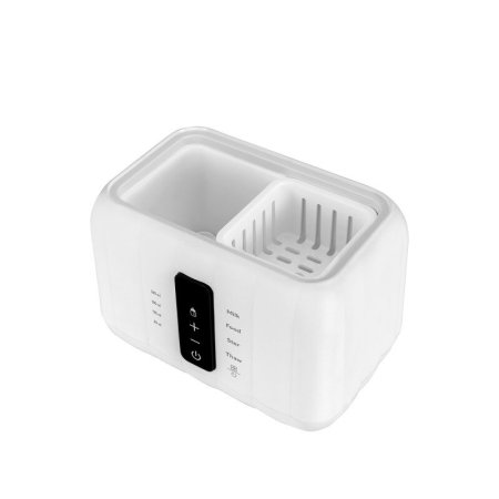 Incalzitor biberoane, Lionelo, ThermUp Duo, 6 moduri de operare, Incalzire, Pastrare temperatura, Decongelare, Senzor temperatura, Oprire automata, Panou tactil, 2 biberoane simultan, Alb [9]