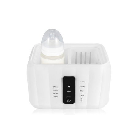 Incalzitoare biberoane - Incalzitor biberoane, Lionelo, ThermUp Duo, 6 moduri de operare, Incalzire, Pastrare temperatura, Decongelare, Senzor temperatura, Oprire automata, Panou tactil, 2 biberoane simultan, Alb
