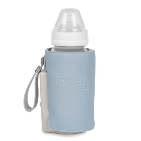 Incalzitor biberoane, Lionelo, ThermUp Go Plus, Portabil, Temperatura constanta pana la 24 h, Incarcare USB, Albastru deschis [6]