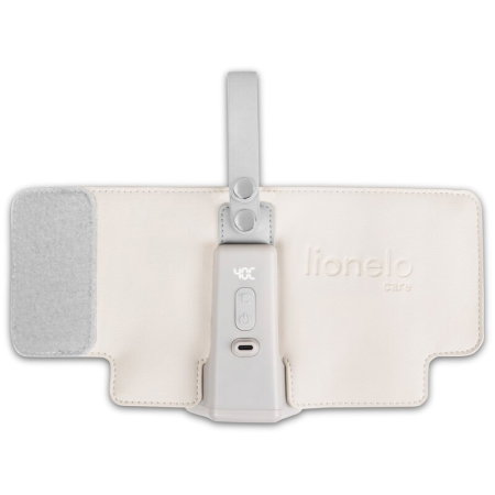 Incalzitor biberoane, Lionelo, ThermUp Go Plus, Portabil, Temperatura constanta pana la 24 h, Incarcare USB, Bej [7]