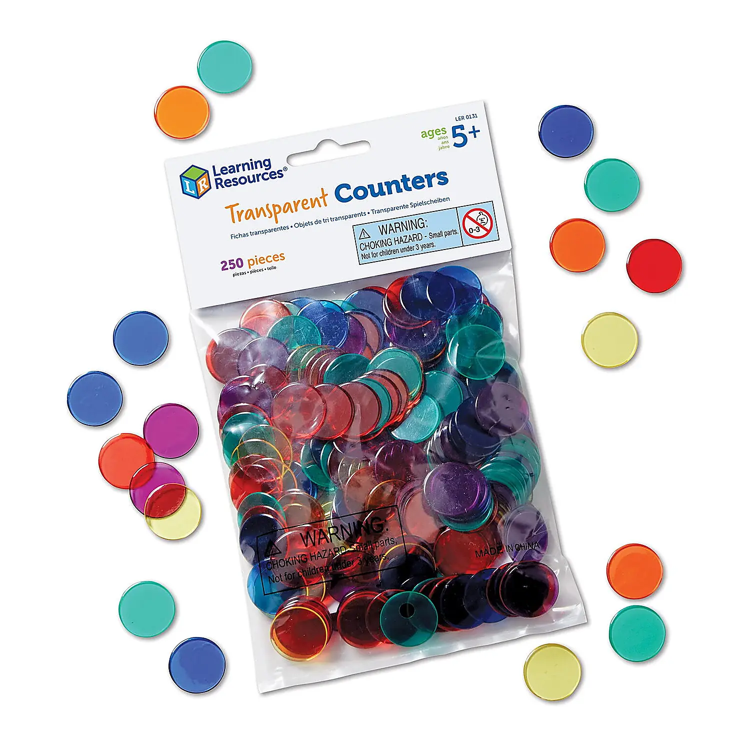 Jocuri si creativitate - Jetoane pentru numarat si sortat Learning Resources 9 ani