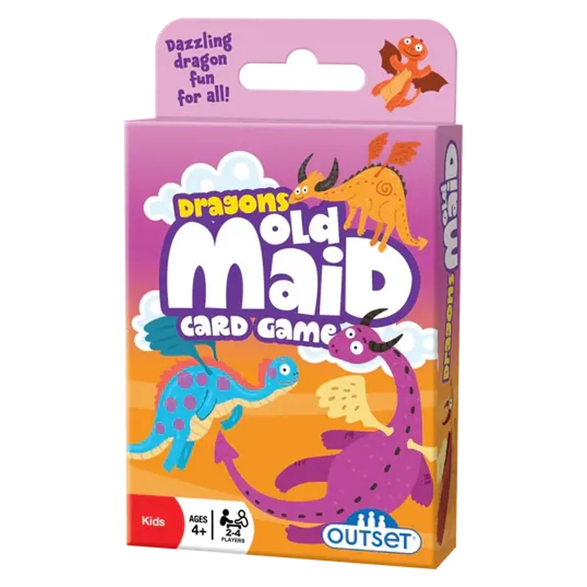Jocuri de societate - Joc de carti Old Maid - Dragoni veseli Outset 4 ani+