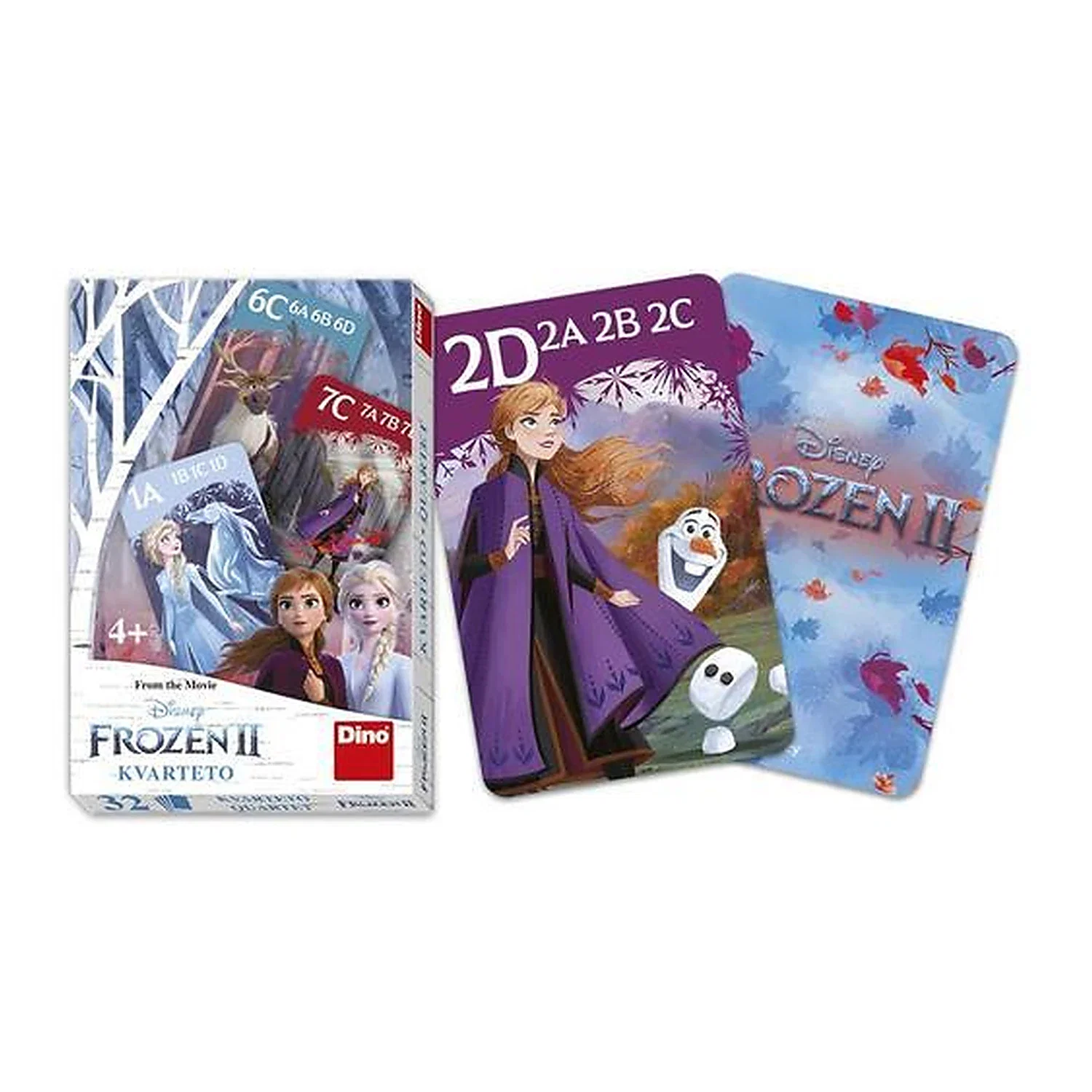 Jocuri de societate - Joc de carti Quartet - Frozen II Dino 99 ani