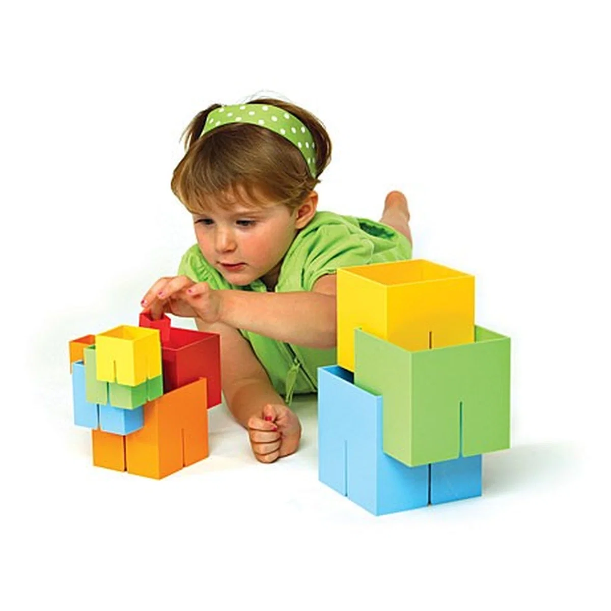 Joc de constructie Cuburi DADO Original Fat Brain Toys [3]