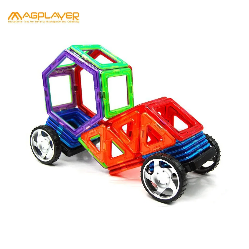 Joc de constructie magnetic - 118 piese MAGPLAYER 10 ani [1]