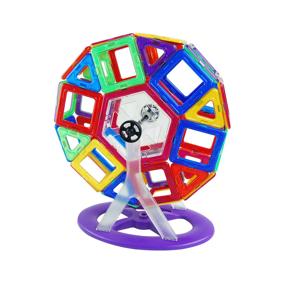 Joc de constructie magnetic - 118 piese MAGPLAYER 10 ani [2]