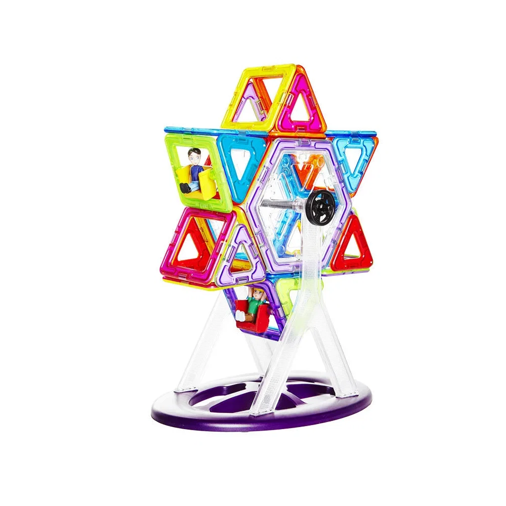 Joc de constructie magnetic - 46 piese MAGPLAYER 10 ani [2]