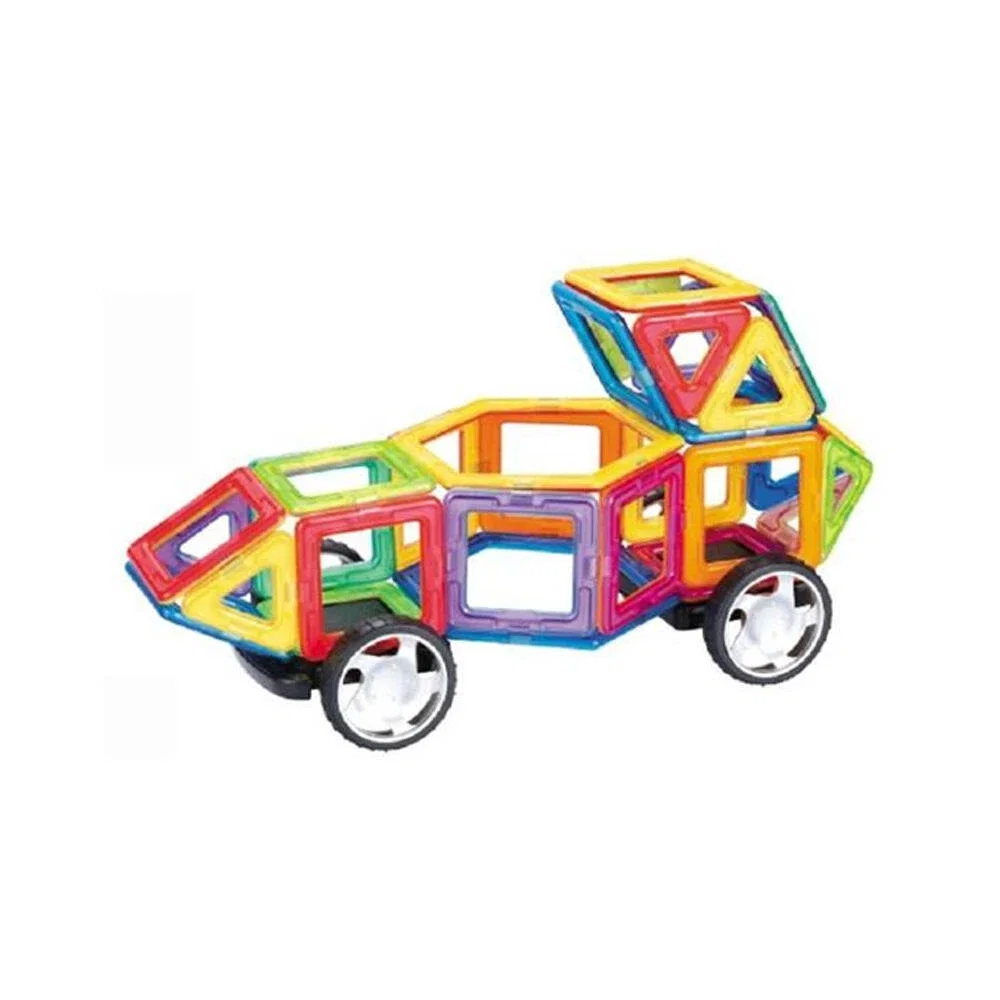 Joc de constructie magnetic - 66 piese MAGPLAYER 10 ani [1]