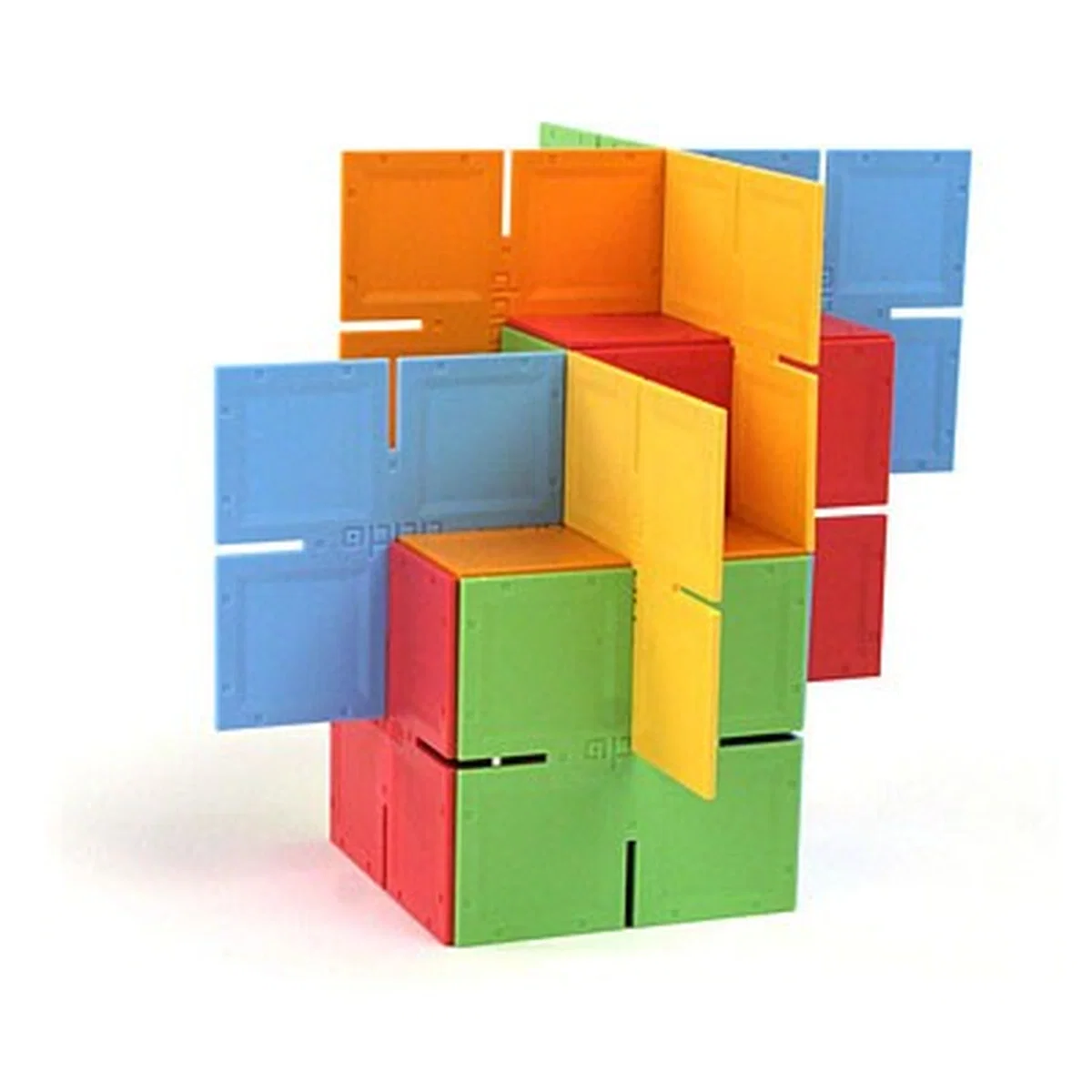 Joc de constructie Patrate DADO Original Fat Brain Toys [1]