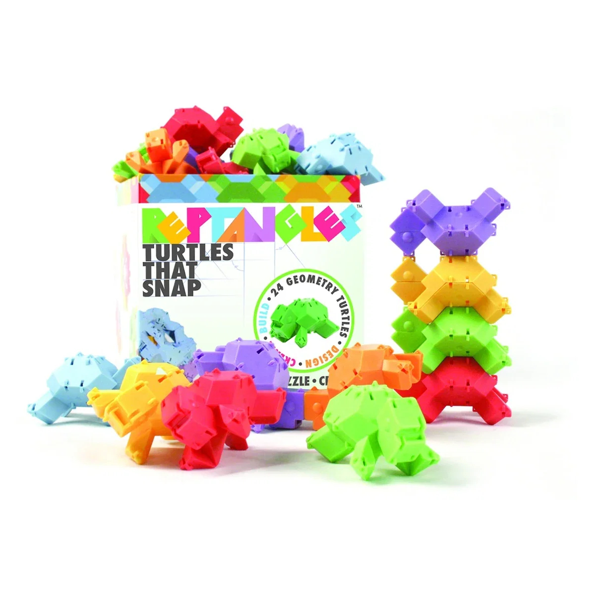 Iq Games - Joc de constructie Testoasele - Fat Brain Toys