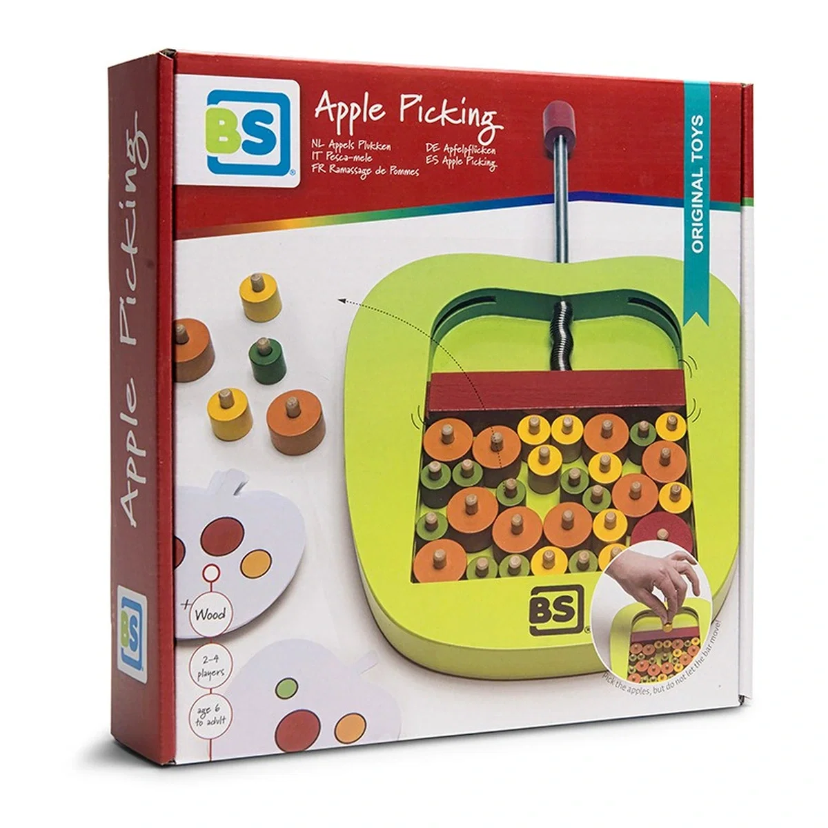Jucarii din lemn - Joc de indemanare Apple Picking Buitenspeel 6 ani +