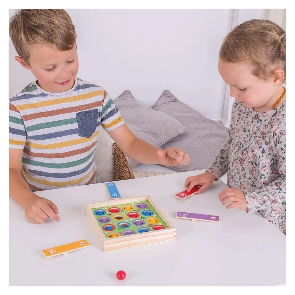 Joc de indemanare - Bilute saltarete BIGJIGS Toys 3 ani+ [3]