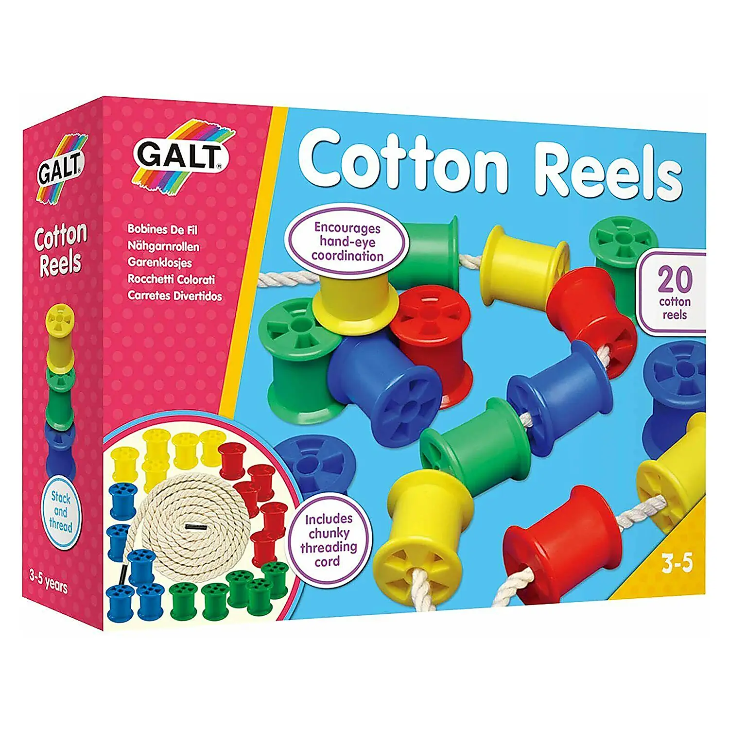 Jocuri de indemanare - Joc de indemanare Cotton Reels Galt 3 ani+