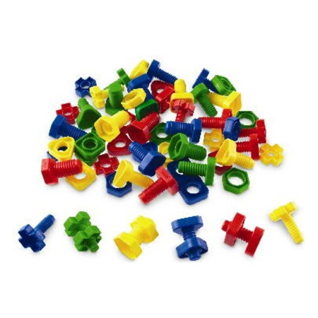 Jocuri de indemanare - Joc de indemanare Suruburi si Piulite si cutie de depozitare Miniland