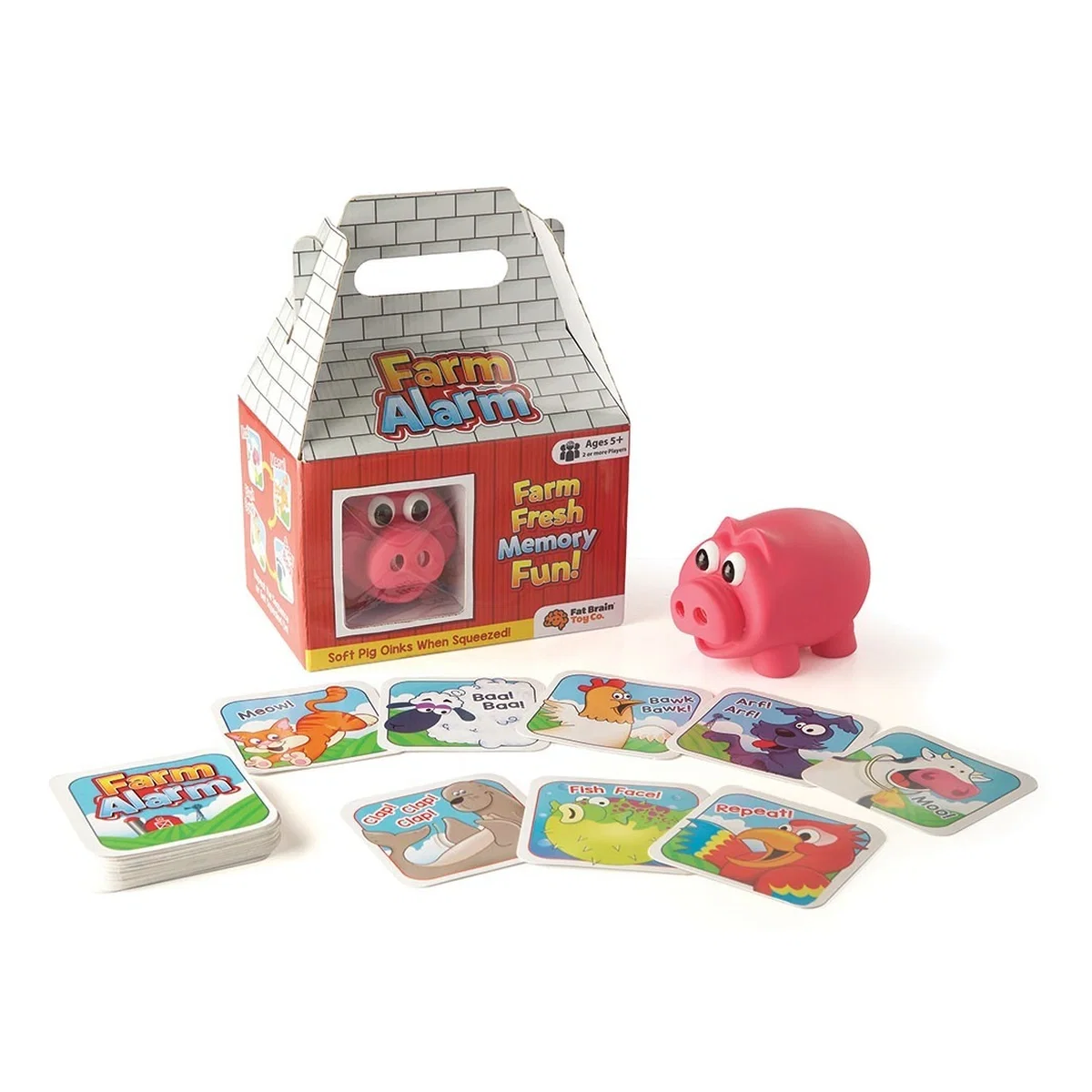 Jocuri de memorie - Joc de memorie Alarma la Ferma! Fat Brain Toys 5 ani +