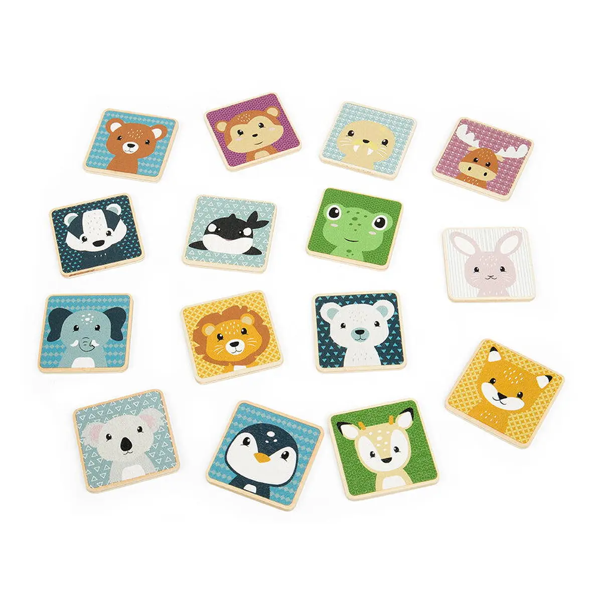 Joc de memorie - Gaseste animalutele BIGJIGS Toys 2 ani+ [3]